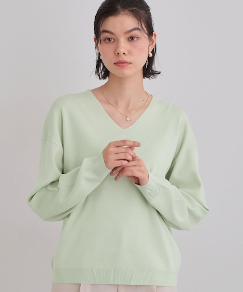 上品見えが叶う】Vネックニット/蓄熱/洗濯機OK｜ザショップティーケー