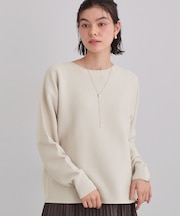 【S-XLサイズ/選べる6色】どこから見ても美しい ガーターニット/蓄熱/洗濯機OK