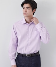 【ビジネス/セレモニー】ドレスドビー長袖シャツ