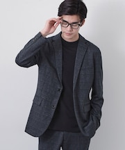 【動きやすい、快適ビジネスジャケット】TRジャージ ジャケット セットアップ可/洗濯機OK/ストレッチ