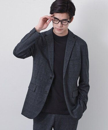 【動きやすい、快適ビジネスジャケット】TRジャージ ジャケット　セットアップ可/洗濯機OK/ストレッチ