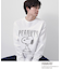PEANUTS ／ ピーナッツ スヌーピー ヴィンテージ風プリント長袖Tシャツ