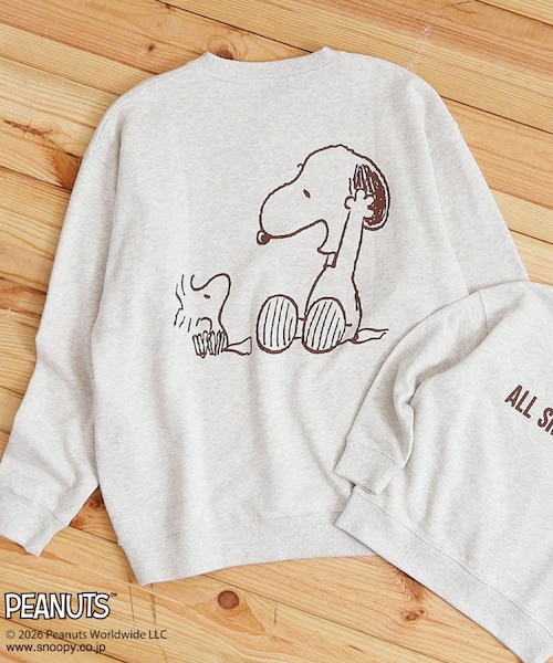 ラコステ ピーナッツ スヌーピースウェット サイズ:L PEANUTS ／ ピーナッツ スヌーピー ミニ裏毛スウェット｜ザショップ