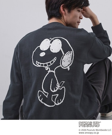 PEANUTS ／ ピーナッツ スヌーピー ミニ裏毛スウェット