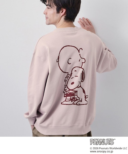 PEANUTS ／ ピーナッツ スヌーピー ミニ裏毛スウェット