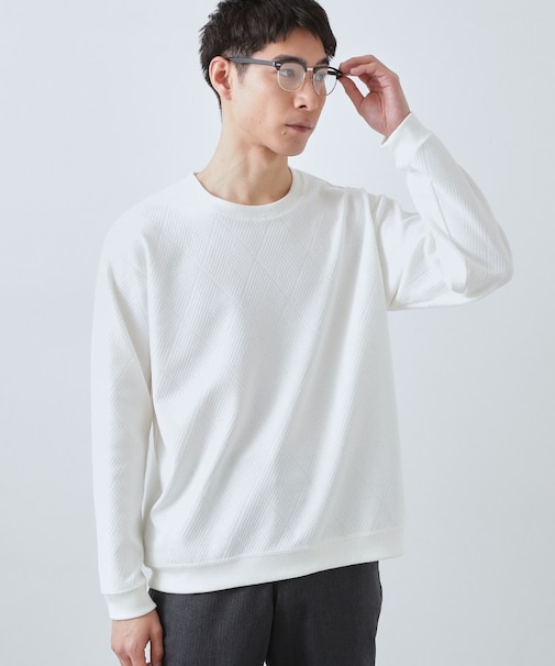 ジャガードリンクススウエット