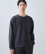 【大人のデイリースタイルを格上げ】ジャカードリンクススウエット 洗濯機OK