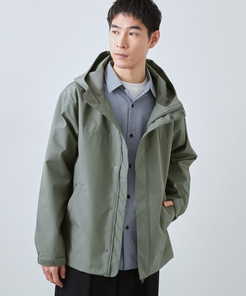 【季節の変わり目に最適】ナイロンマウンテンパーカー 防風/洗濯機OK