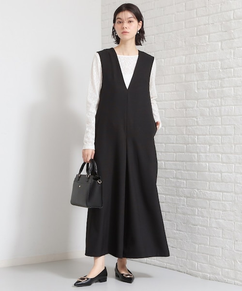 セレモニーにもカジュアルにも】Vネックオールインワン｜ザショップ