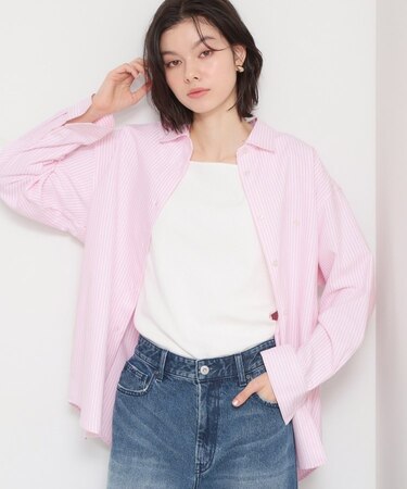 【POLO BCS 別注】ストライプOXシャツ