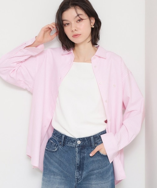 【POLO BCS 別注】ストライプOXシャツ