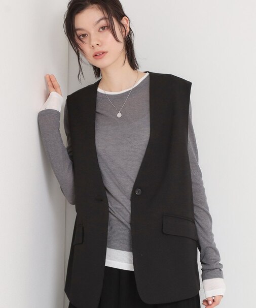 配色テレコカットソー