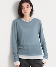 配色テレコカットソー