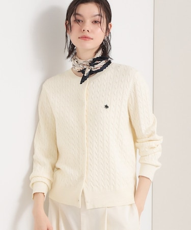 【POLO BCS 別注】ケーブルカーディガン