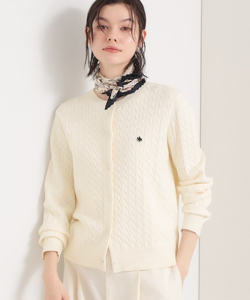 【POLO BCS 別注】ケーブルカーディガン
