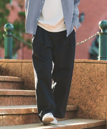 【POLO BCS 別注】ワイドチノ イージーパンツ