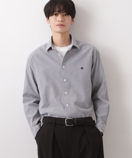 【POLO BCS 別注】 アソート長袖シャツ ストライプ／グレー／デニム