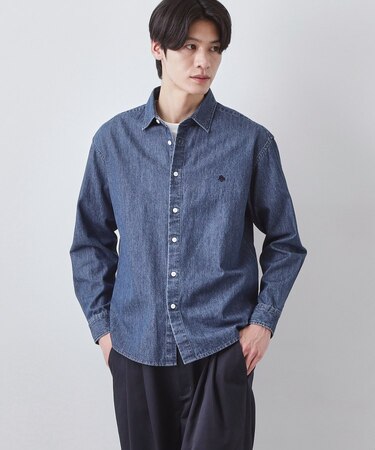 【POLO BCS 別注】 アソート長袖シャツ ストライプ／グレー／デニム