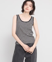 マルチボーダーニットソータンク