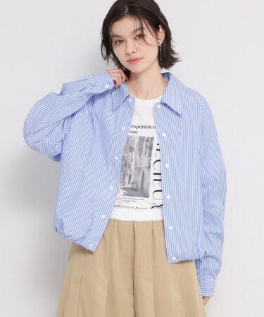 ショート丈シャツブルゾン