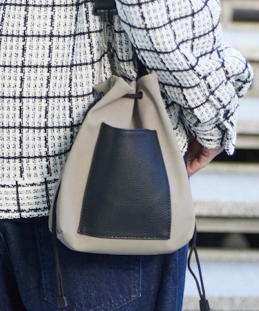 【TO GO SHEEP】巾着ショルダーバッグ