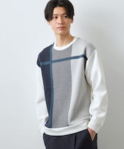 チェック柄ダンボール スウェット 洗濯機OK