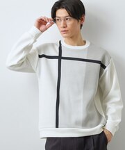 チェック柄ダンボール スウェット 洗濯機OK