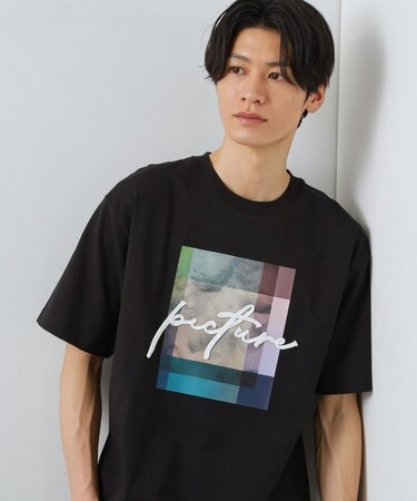 コード刺繍 半袖Tシャツ 洗濯機OK