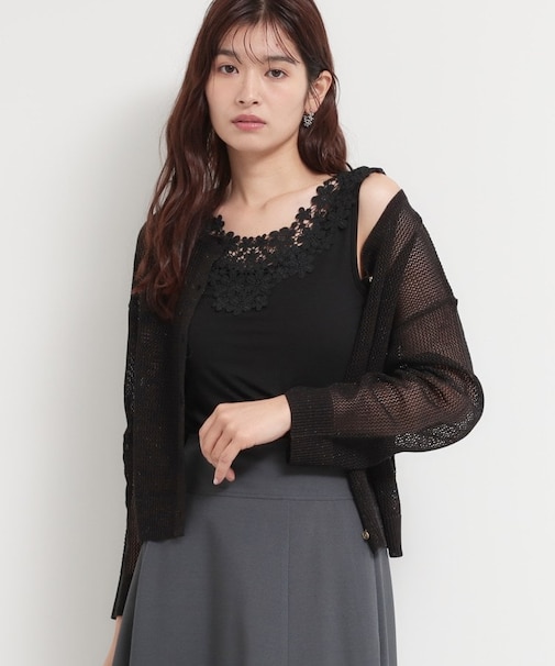 モチーフレースタンク