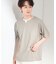 【一枚でコーディネートが完成！】レイヤード風 キーネック 半袖Tシャツ 洗濯機OK
