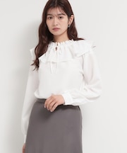 エアリーフリルブラウス