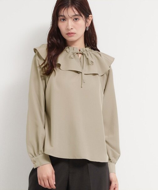 エアリーフリルブラウス