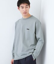 【スタイルを選ばず着られる】ワンポイント 長袖Tシャツ 洗濯機OK/UVカット/毛玉になりにくい