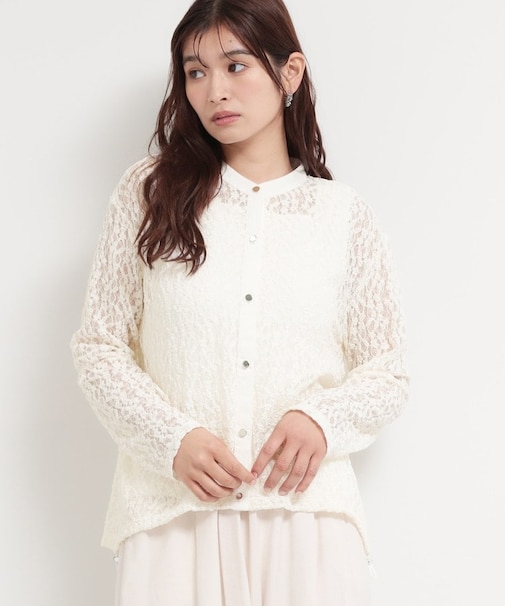 レースシャツトップス