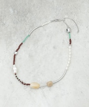 カラフルストーンネックレス