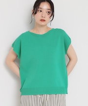 【ひんやりタッチ】多機能フレンチプルオーバー 洗濯機OK/UVケア/毛玉になりにくい