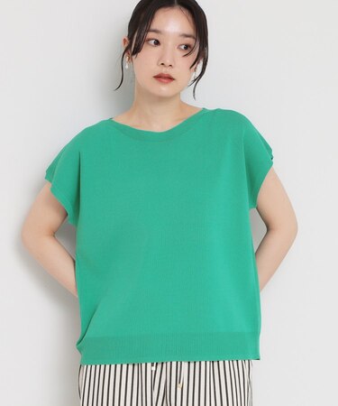 【ひんやりタッチ】多機能フレンチプルオーバー 洗濯機OK/UVケア/毛玉になりにくい