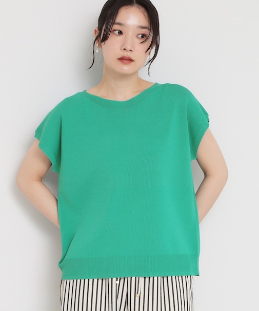 【ひんやりタッチ】多機能フレンチプルオーバー 洗濯機OK/UVケア/毛玉になりにくい