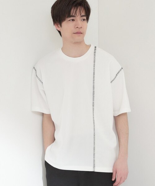 Tシャツ(半袖/袖なし) HAND STITCH SWEAT TOP ハンドステッチ 半袖Tシャツ 洗濯機OK｜ザショップティーケーの通販