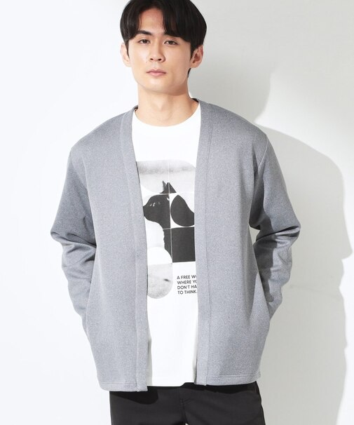 スエードタッチカーディガン 洗濯機OK