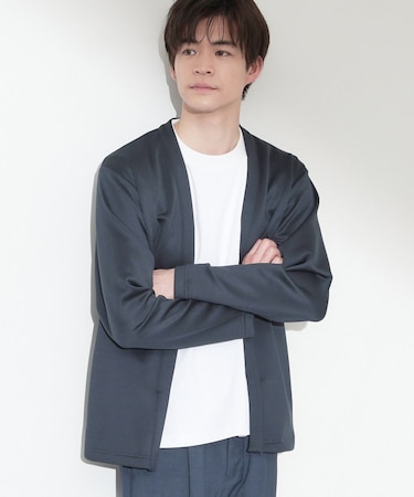 スエードタッチカーディガン 洗濯機OK