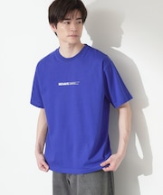 【なめらかでソフトな肌触り】ロゴ コットン半袖Tシャツ 洗濯機OK