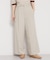 麻調共ベルト付ワイドパンツ