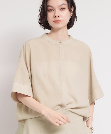 【体型カバー】さらっと快適 ドルマンブラウス