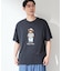 クマ サガラ刺繍 半袖Tシャツ 【洗濯機OK】