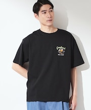 ヒゲオジ サガラ刺繍 半袖Tシャツ 【洗濯機OK】
