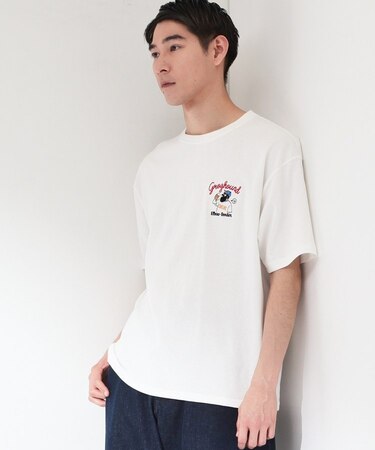 ヒゲオジ サガラ刺繍 半袖Tシャツ 【洗濯機OK】
