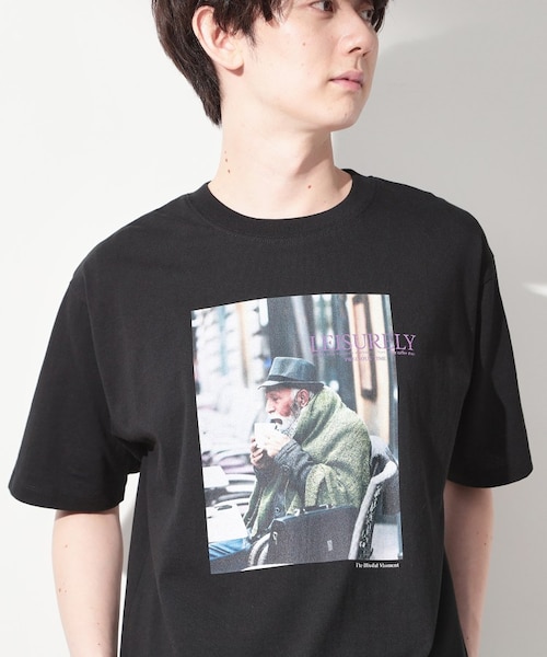 モノクロ フォトグラフィー 半袖Tシャツ 洗濯機OK｜ザショップ