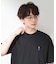 クマ刺繍 半袖Tシャツ 洗濯機OK