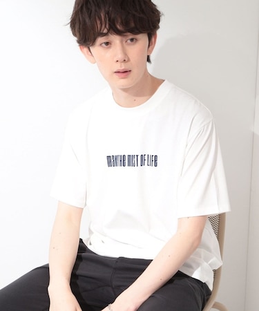COOLロゴ半袖Tシャツ 接触冷感／洗濯機OK